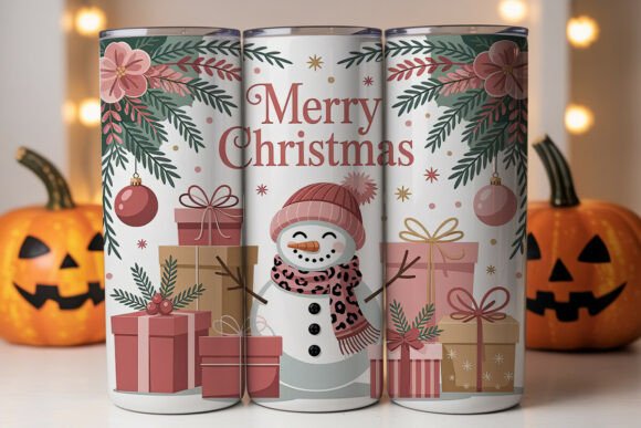A Designer’s Take on the Rose Gold Snowman Tumbler