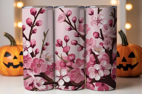 Cherry Blossom 20oz Tumbler Wrap: Graphics & Branding Review