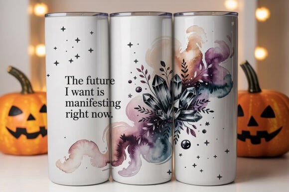 Crystal Manifestation 20oz Tumbler Wraps Graphics