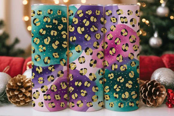 Glitter Leopard Tumbler Wrap Graphics Review