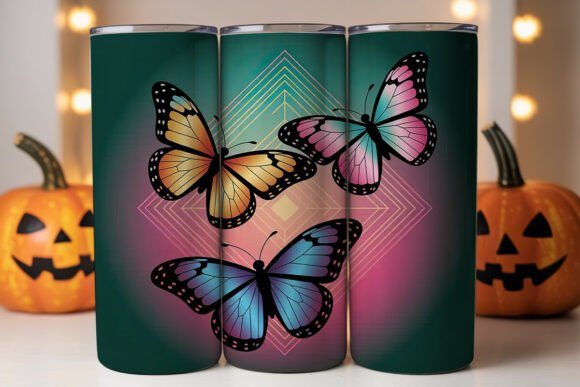 Magical Butterflies 20oz Tumbler Wrap Graphics Review