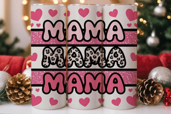 Mama Llama 20oz Tumbler Wrap: Graphics & Tumbler Wraps