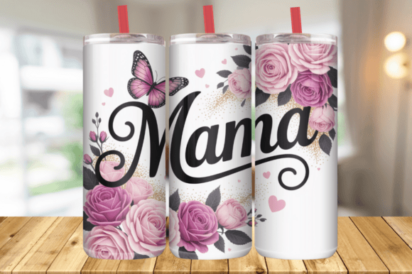 Mama Sunflower Mother’s Day Boho Tumbler Wraps Graphics Review