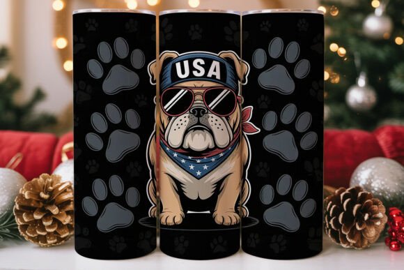 Patriotic Bulldog Tumbler Wrap Review