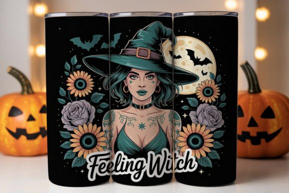 Witchy Sunflower Halloween 20oz Tumbler Graphics & Wraps Review