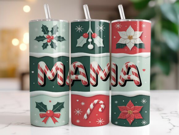 Xmas Mama Claus Tumbler Wrap: A Designer's Take